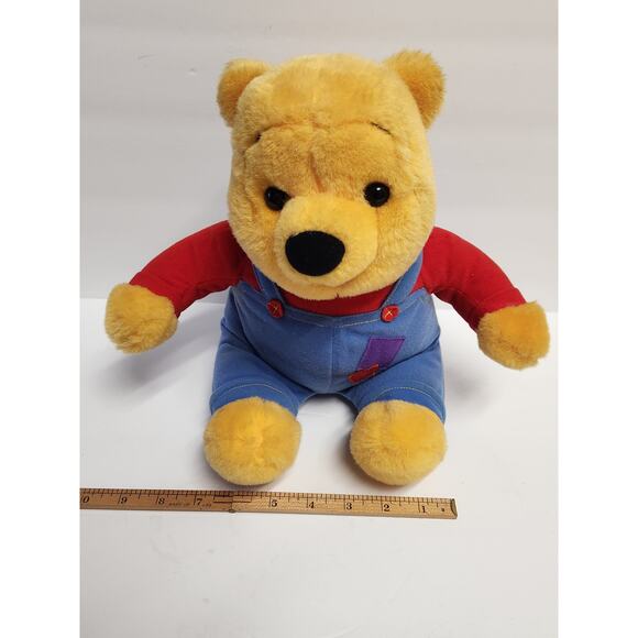 Vintage Talking Winnie The Pooh Battery Powered Sitting Pooh Bear Plush 11" - Picture 6 of 6